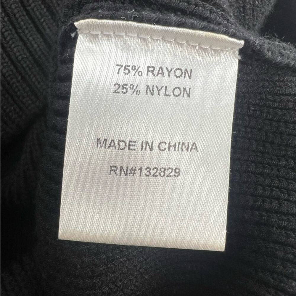 H:ours Black Sweater Dress black cut out sz XS revolve - Picture 9 of 10